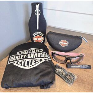 Harley Davidson Wiley X Women's Glasses Cotton Candy Light Adjusting NEW Bundle